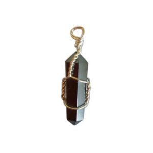 Wire Wrapped Hematite Point