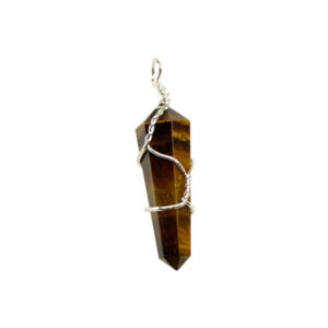 Wire Wrapped Tiger Eye Point