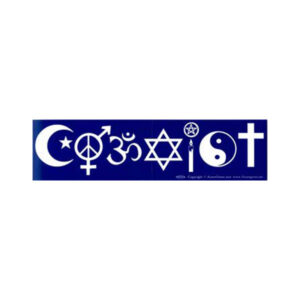 Coexist bumper sticker