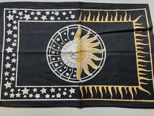 13"x19" Sun altar cloth