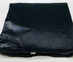 21" x 21" Black Satin altar cloth