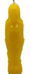 Yellow Female candle 7"