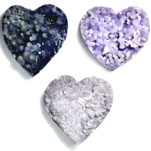 2" Agate, Grape heart