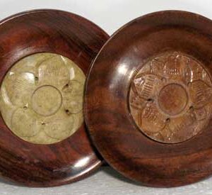 Wood and Soapstone incense Burner