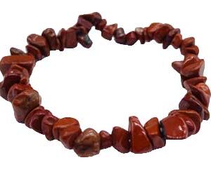 Jasper, Red chip bracelet