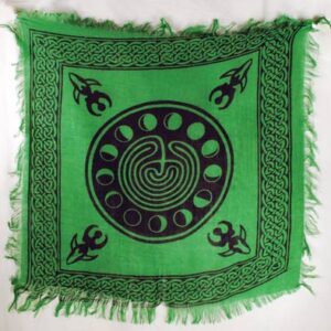 Moon Phase altar cloth 18" x 18"
