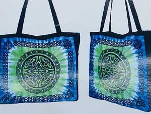 15.7" x 17.7" Celtic Knot tote  bag