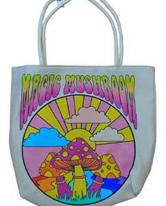 17" x 17" Magic Mushroom tote bag