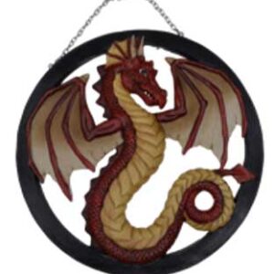 8 1/2" Dragon wall plaque